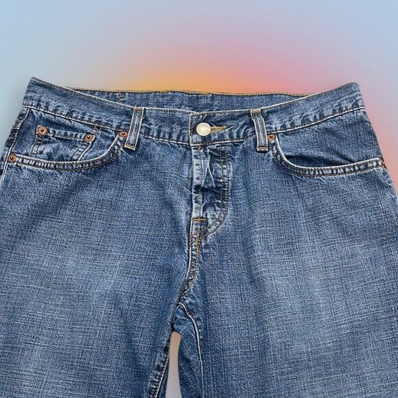 LUCKY BRAND Women’s 8 / 29 CLASSIC FIT CROP Blue Jeans - Picture 1 of 4